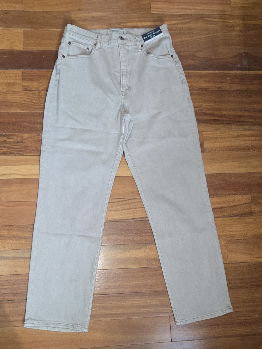 NEW Abercrombie & Fitch Curve Love Ultra High Rise Jeans Long 30W